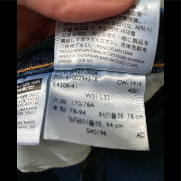 Levi’s 505s Dark Wash Straight Leg Jeans - Picture 8 of 8